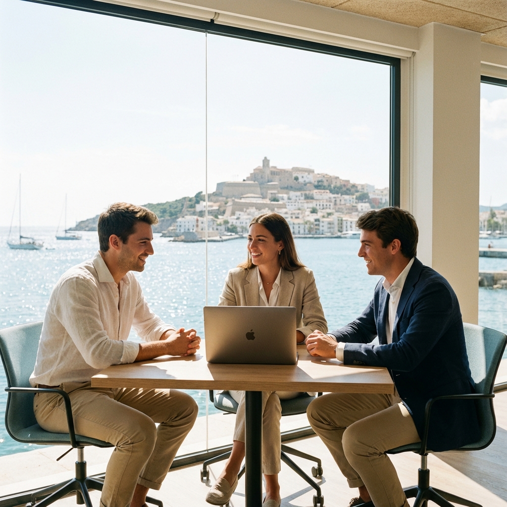 Equipo Toolkit Studio en oficinas Ibiza